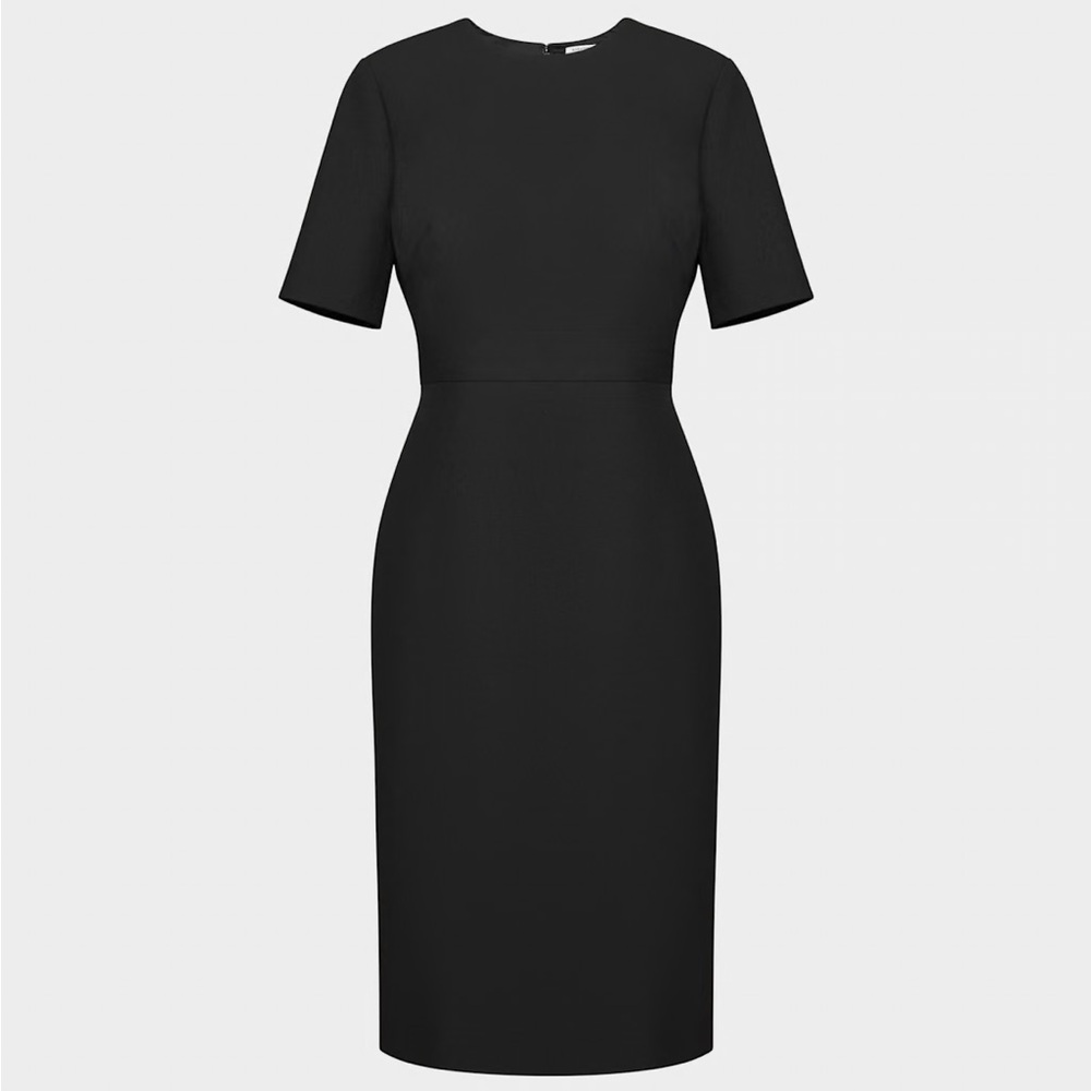 Babaton Classic Black Midi Dress